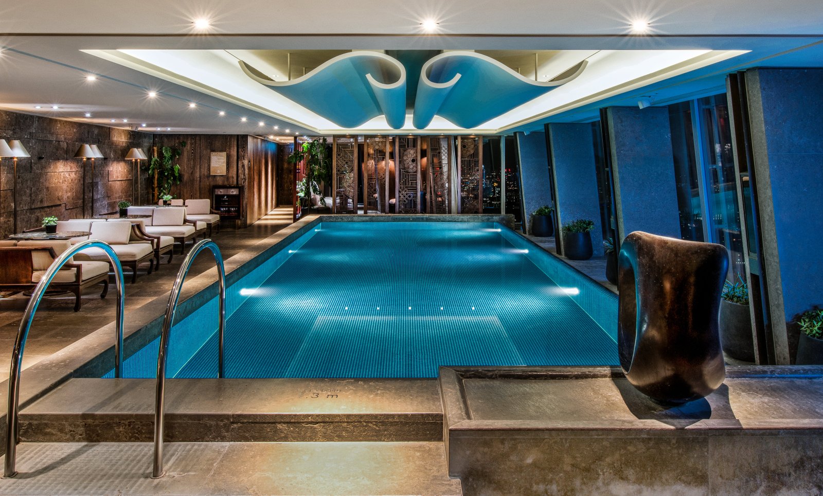 Escape the capital’s heat in the summer at western Europe’s highest swimming pool